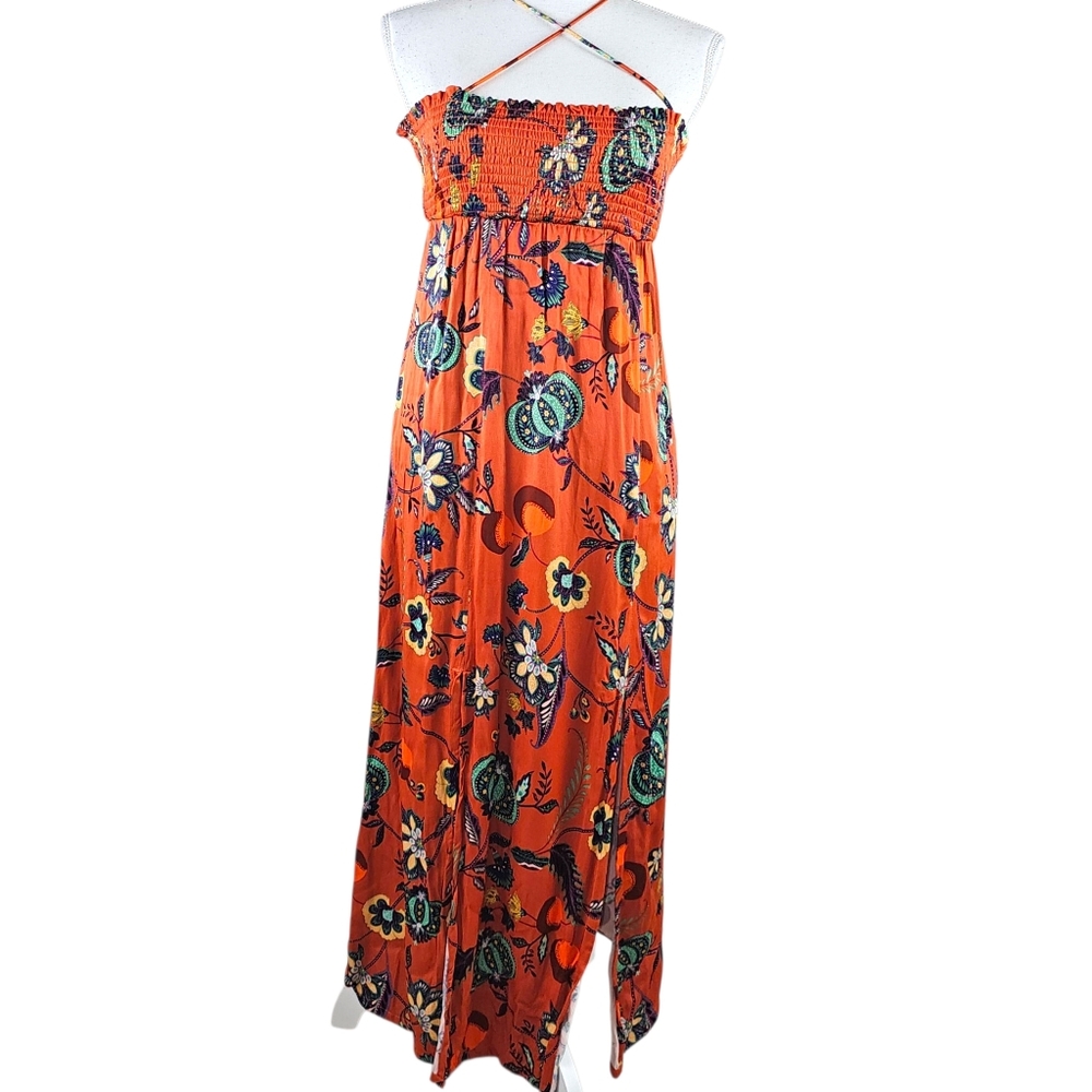 Maeve Anthropologie Floral Smocked Maxi Dress In S Spring/Summer Dress - Picture 4 of 11